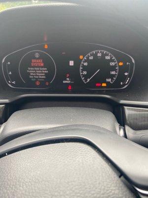 I have a 2019 car that was perfectly fine .. now all my indicators are going off due to going to place place!