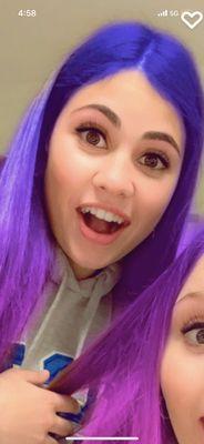 purple hair