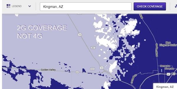 I SEE 2G COVERAGE IN MY AREA