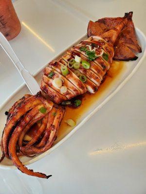 Grilled squid