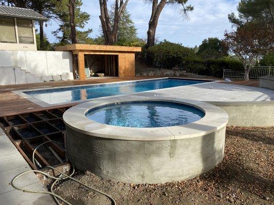 Limestone Pool Coping