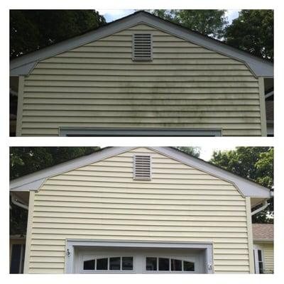 Before and After #powerwashing #hillsboroughnj