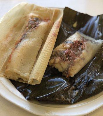 Tamales w/ Beef