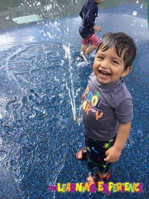 Splash pad fun!