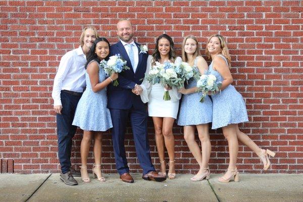 Bridesmaid wedding bouquets