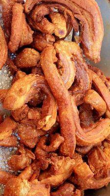 Fresh tasty scrumptious chicharrón