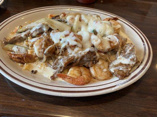 Fiesta Lunch - Shrimp, Chicken & Steak