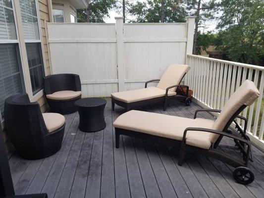 Patio furniture