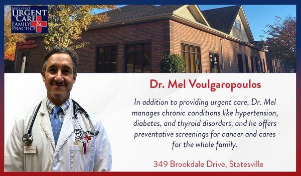 Establish care with Dr. Mel!