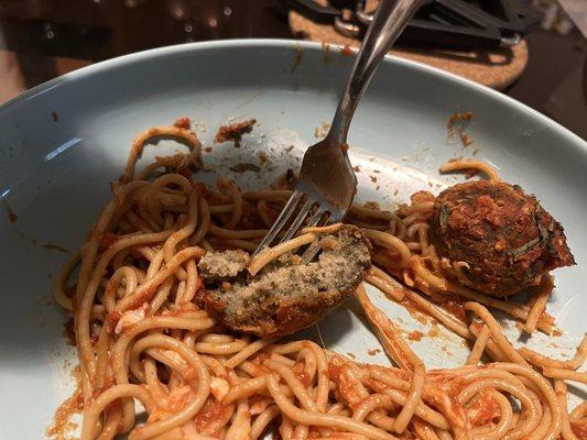 Spaghetti and Vegballs