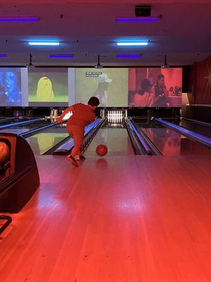 Nephews bowling