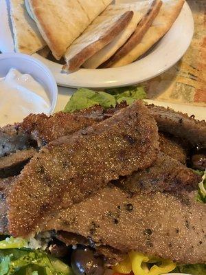 Greek Salad with Lamb