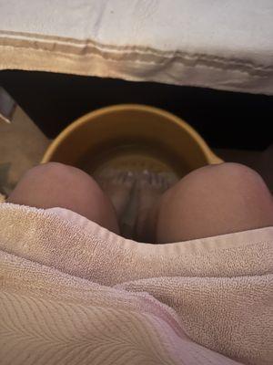 Soaking  feet