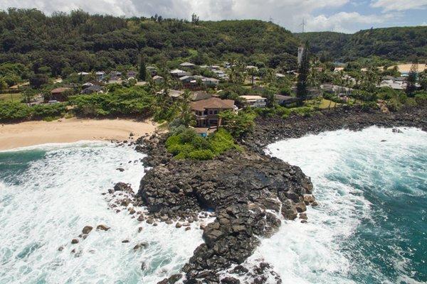 ANOTHER DRONE PHOTO OF WAIMEA POINT LISTING