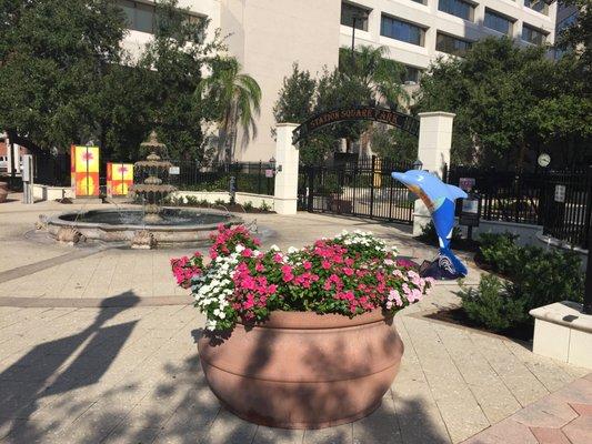 Station Square Park entrance