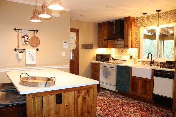 Modern Farmhouse full kitchen renovation in Kensington, MD.