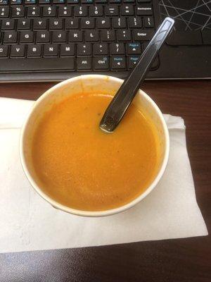 The tomato soup is good I recommend it!