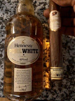 Pure White Hennessy Cigar to match the Pure White Hennessy Liquor