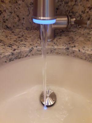 Bathroom sink and counter