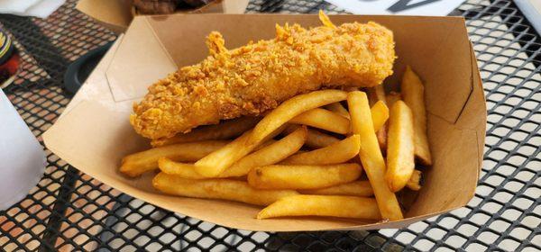 1/2 lb fish and chips. The fish portion was huge!