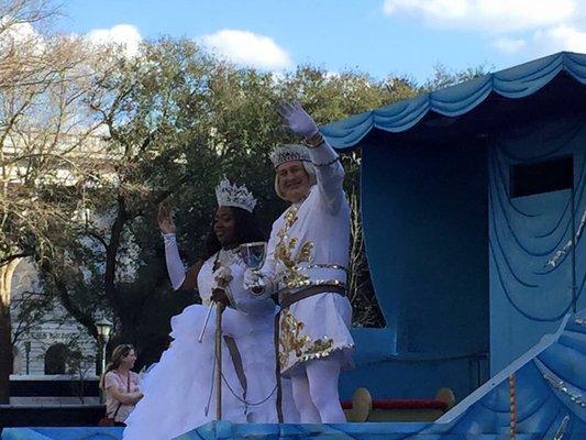 King and queen Pontchartrain 2017