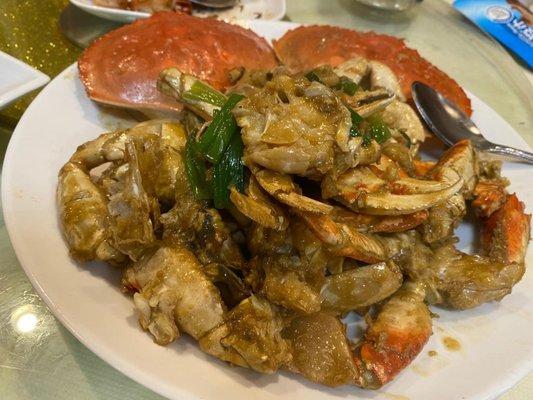 Sautéed Ginger Scallion Crab