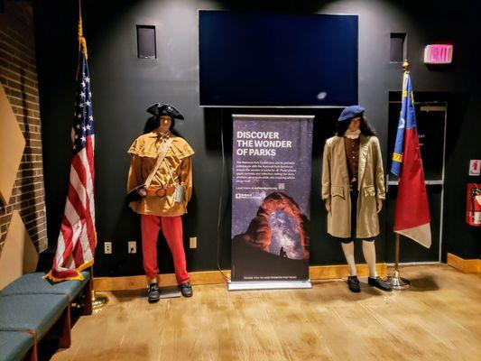 Display in Visitor Center at Moore's Creek National Battlefield Park