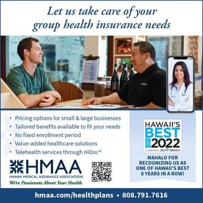 HMAA helps local businesses find the right healthcare coverage for their employees. Contact us now to see how we can help at hmaa.com