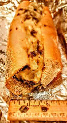 Large cheesesteak. $17.39