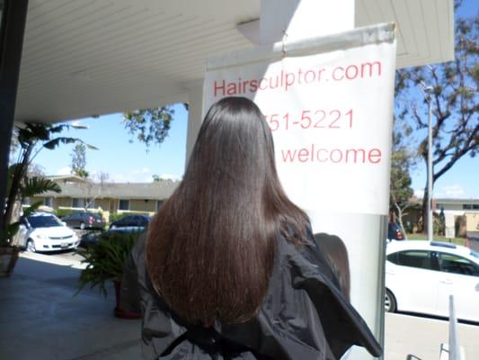 After the Brazilian Blowout, done by Gladys Olmedo