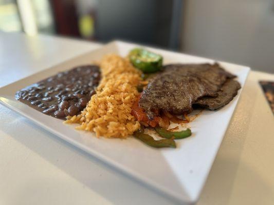 Bistec a la mexicana