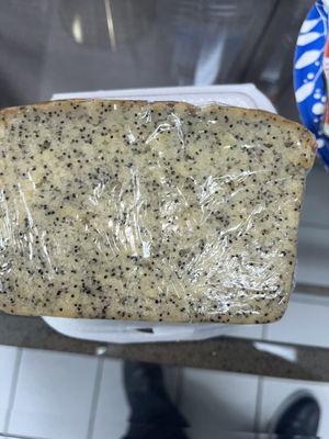 Lemon Poppy Seed Slice (nice portion)