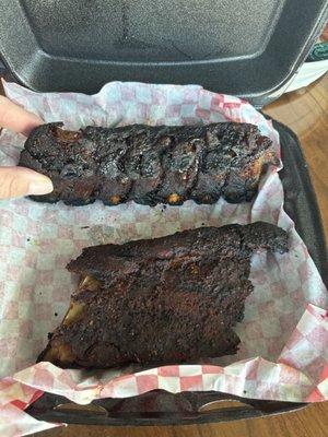 Burned ribs