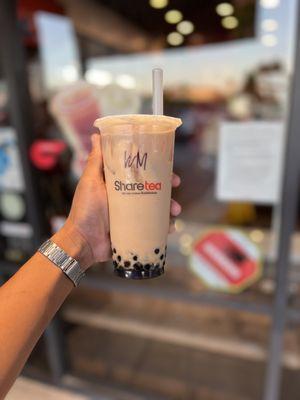 Winter-melon Milk Tea with Boba Pearls