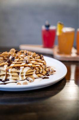 Cookie dough pancakes!