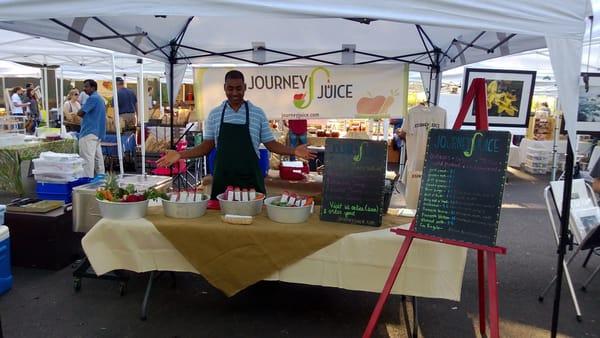 Journey Juice at the Athens Farmers Market