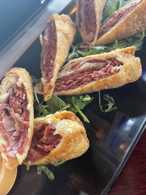 Homemade Corned Beef Eggrolls