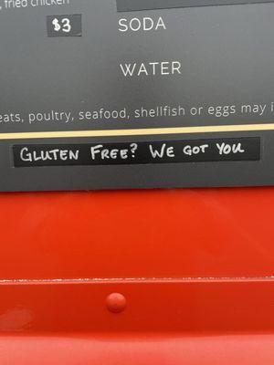 gluten free!