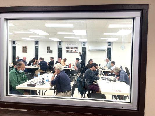 Chess players, Wednesday night tournament