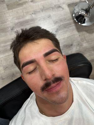 Eyebrow threading