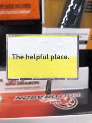 Ace is the place with the helpful hardware folks.