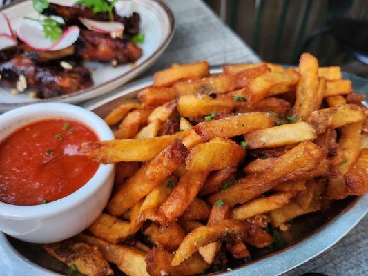 Duck fat fries