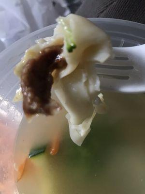 Wonton soup