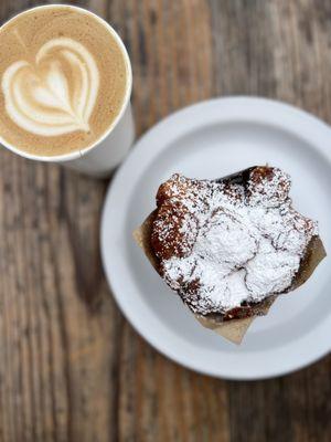 Cinnamon Blossom with an Oat Latte