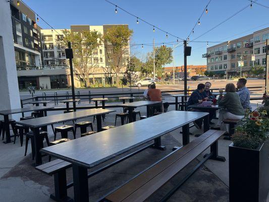 Front patio seating