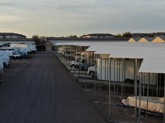 RV storage located near Phoenix Sky Harbor Airport