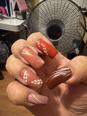 Full set fall nails