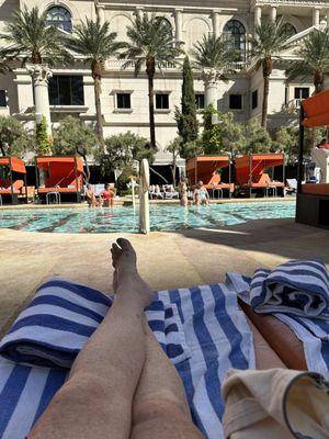 At the pool in Las Vegas!