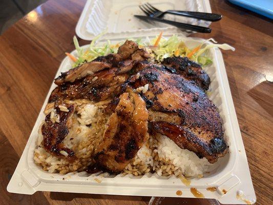 Hawaiian BBQ Chicken Teriyaki Chicken