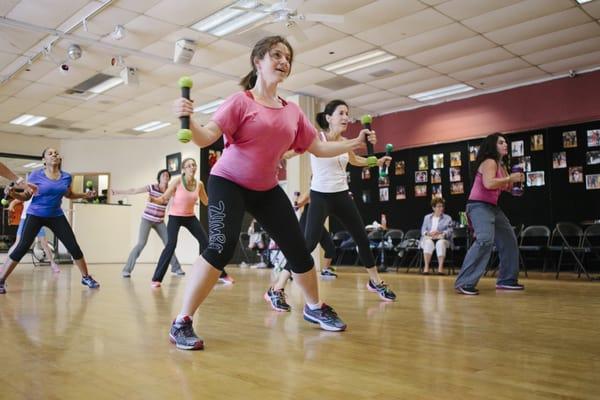 Zumba toning with weights